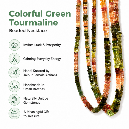 All Our Favorite Colors Tourmaline Necklace