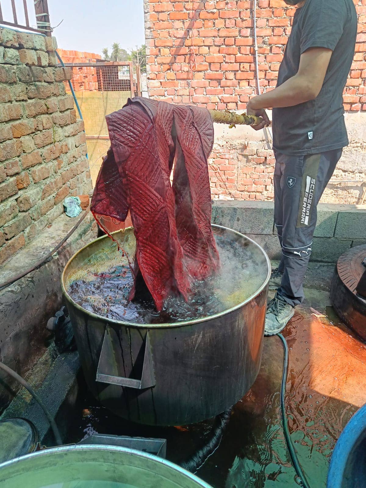 The Shibori Maxi- Hand Dyed
