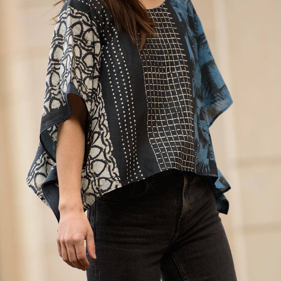 Heritage Cotton Silk Croptop