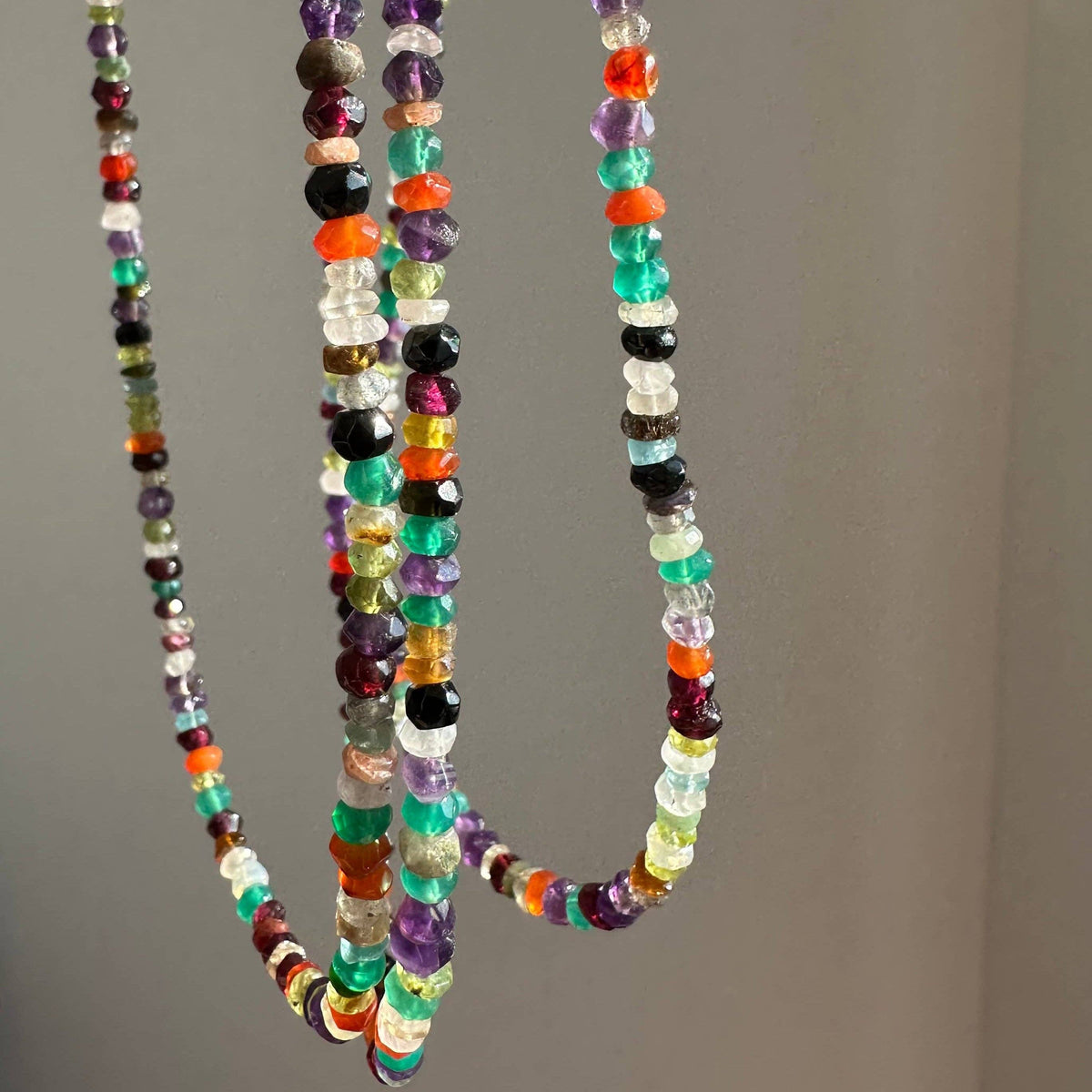 Mixed Crystals Necklace | Gemstone Necklace | Crystals
