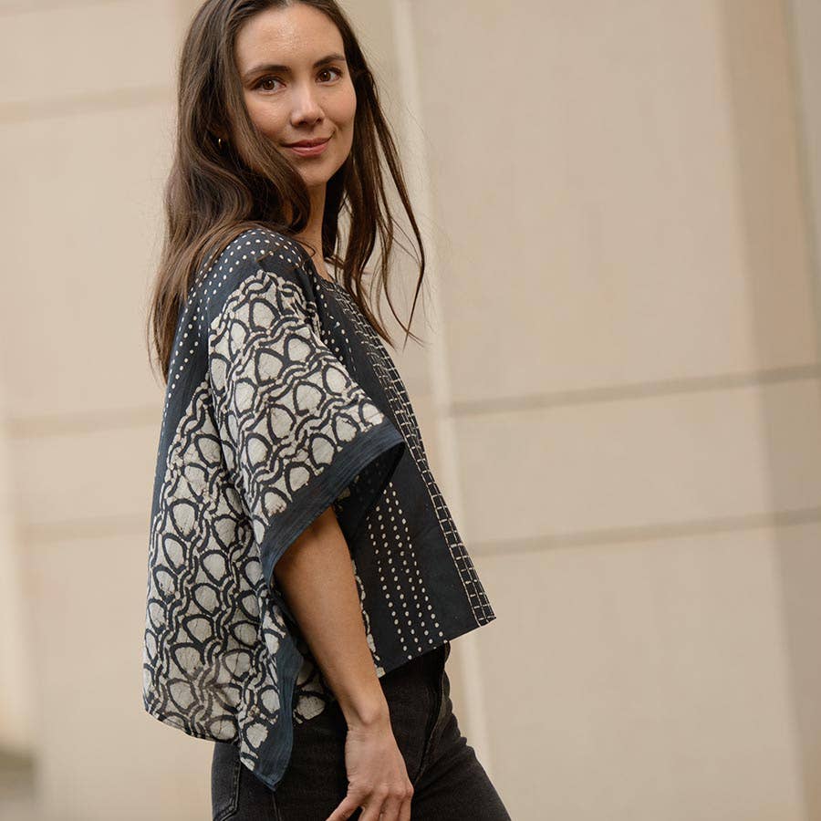 Heritage Cotton Silk Croptop