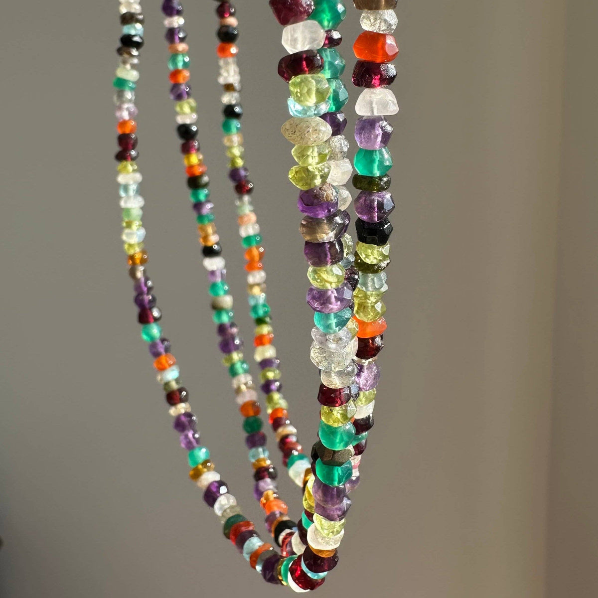 Mixed Crystals Necklace | Gemstone Necklace | Crystals