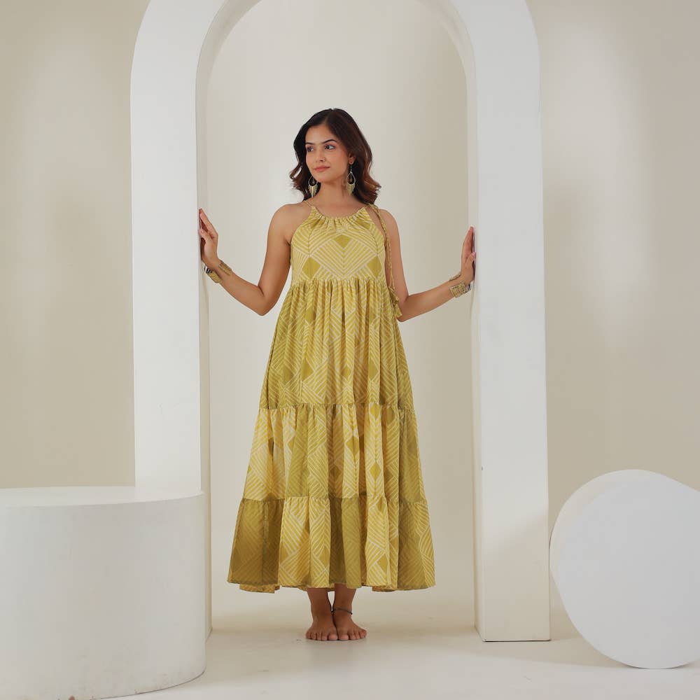 The Shibori Maxi- Hand Dyed
