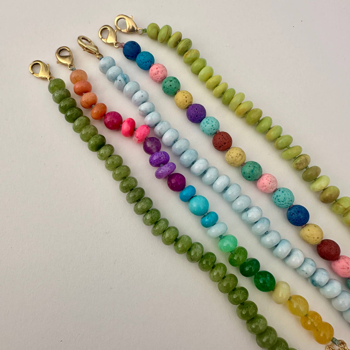 Moss Green Jade Knotted Bracelet