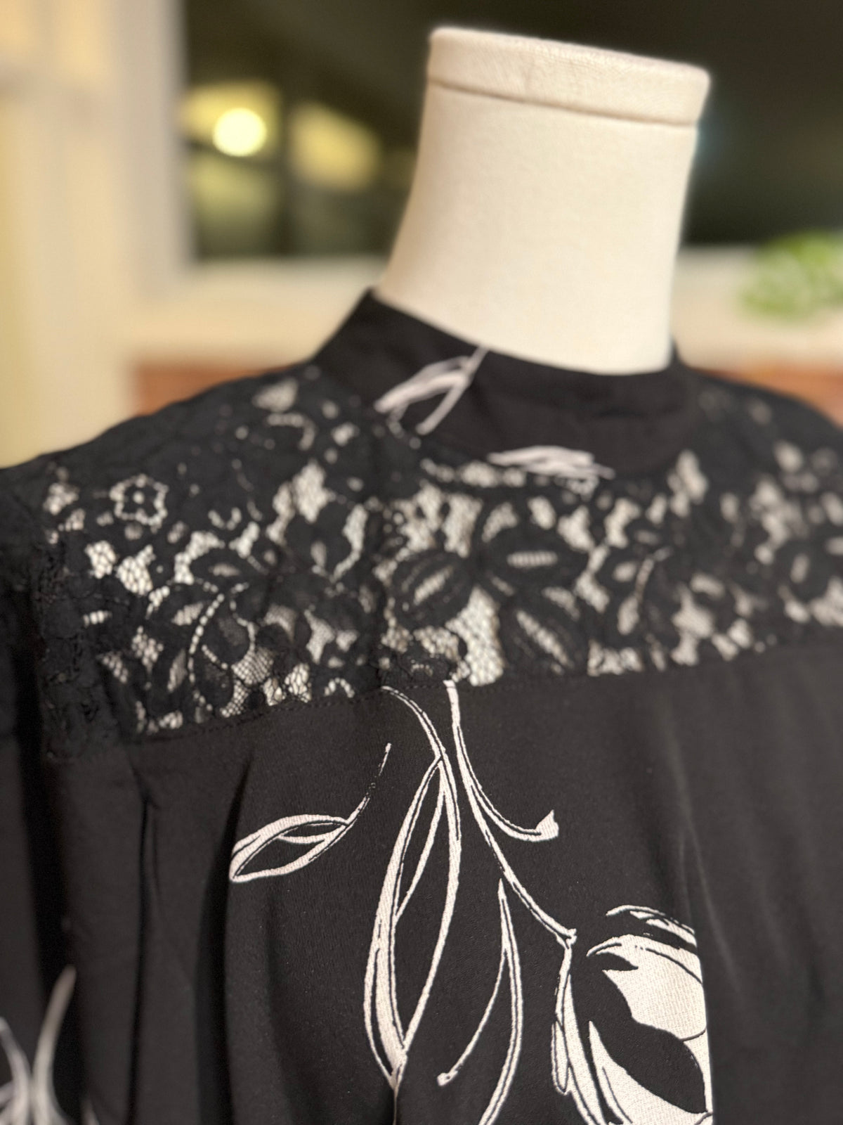 Antlers and Rose: Moon RiverTate Longsleeve Mock Turtleneck- S
