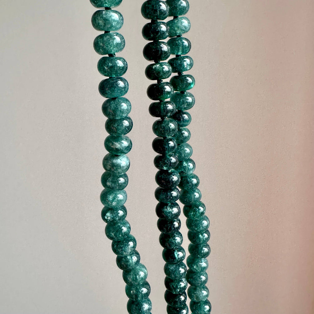 Blue Green Jade Bracelet | Beaded Bracelet | Jade Jewelry