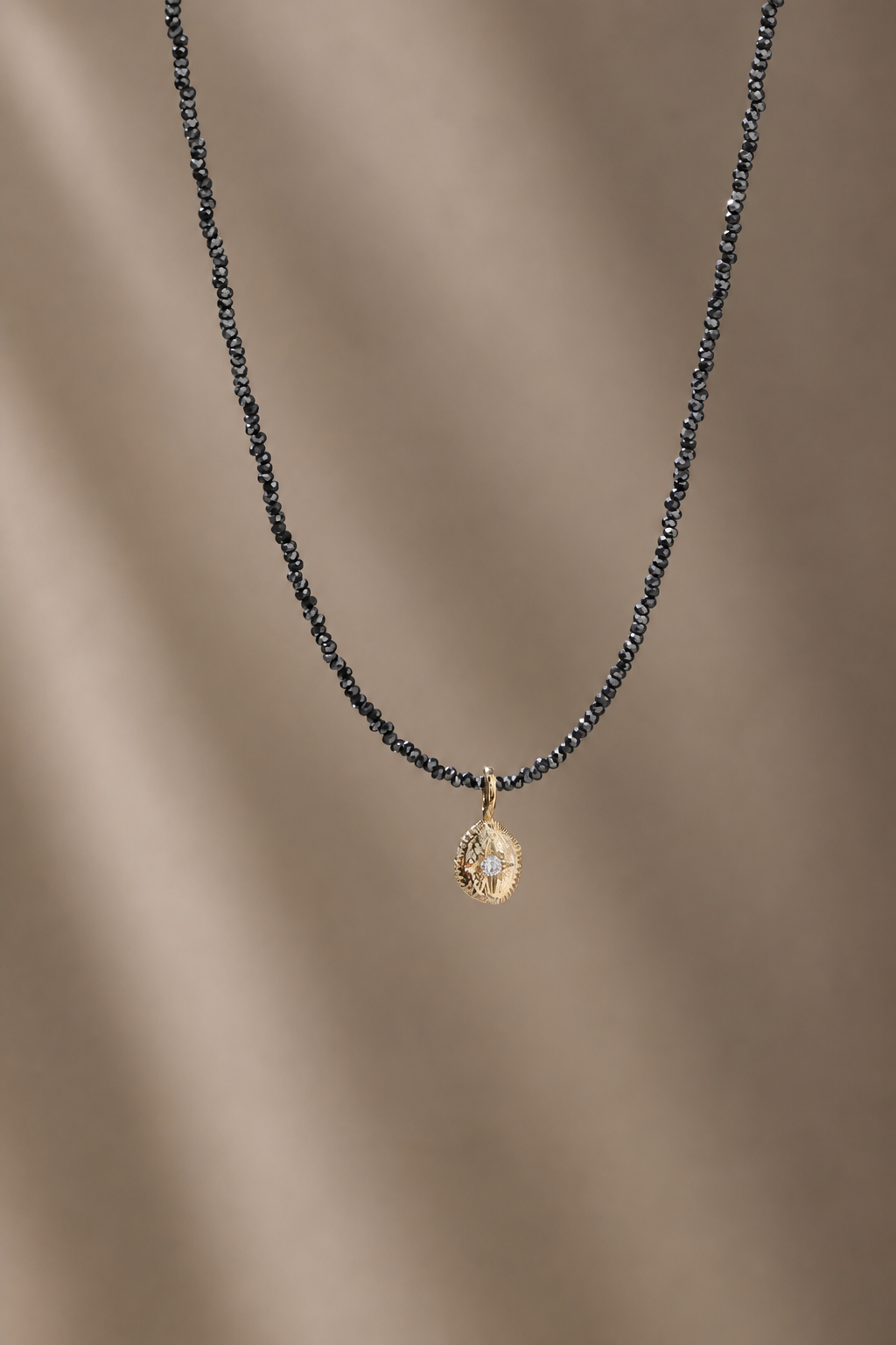 The Northern Light Necklace- Hematite