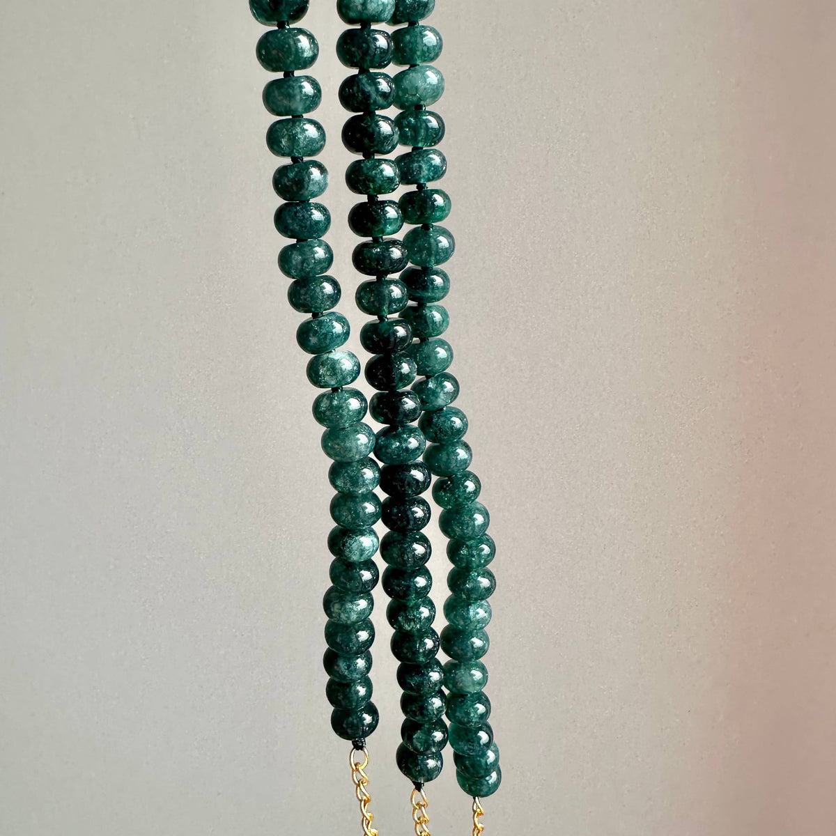 Blue Green Jade Bracelet | Beaded Bracelet | Jade Jewelry