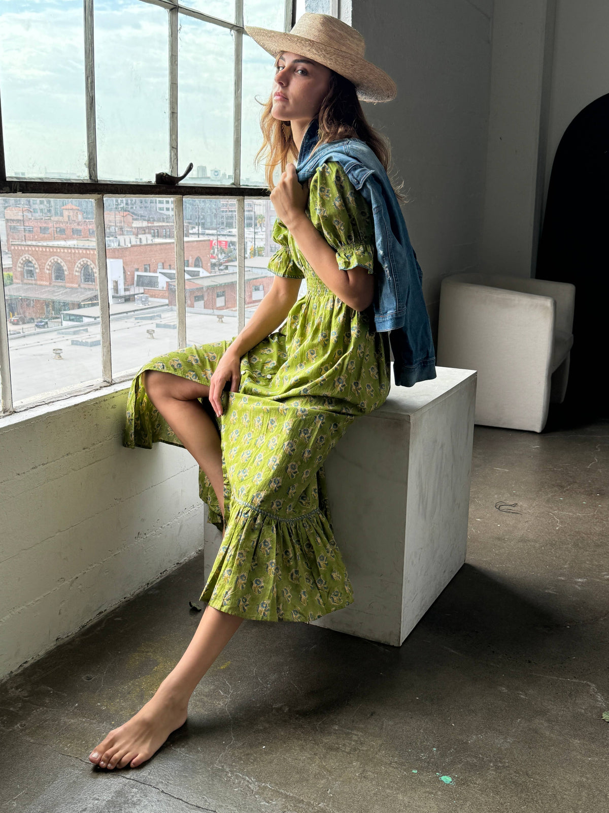 The Tatiana Maxi Dress-  BESTSELLER- Hand Block Printed