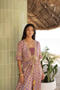 Block Printed Palazzo Pants and Optional Top - Iris