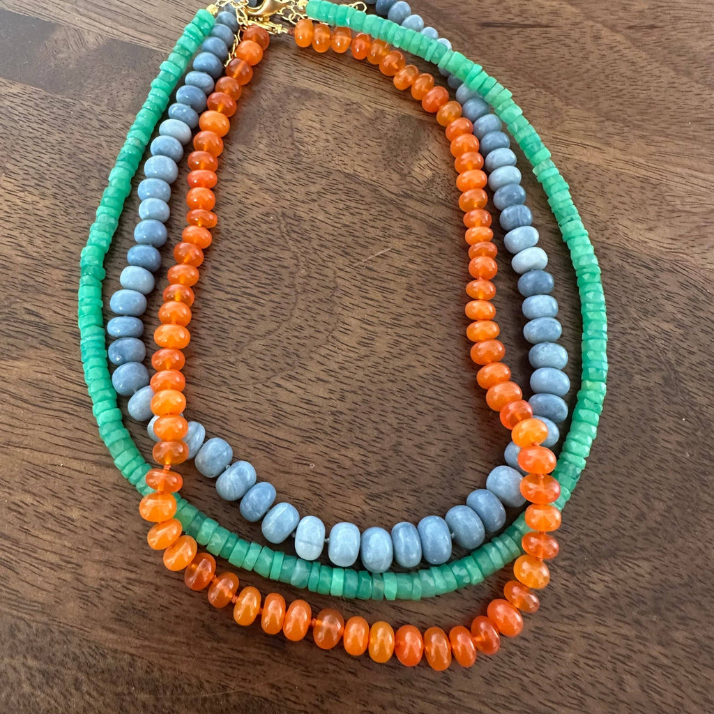 Blue Skies Opal Necklace