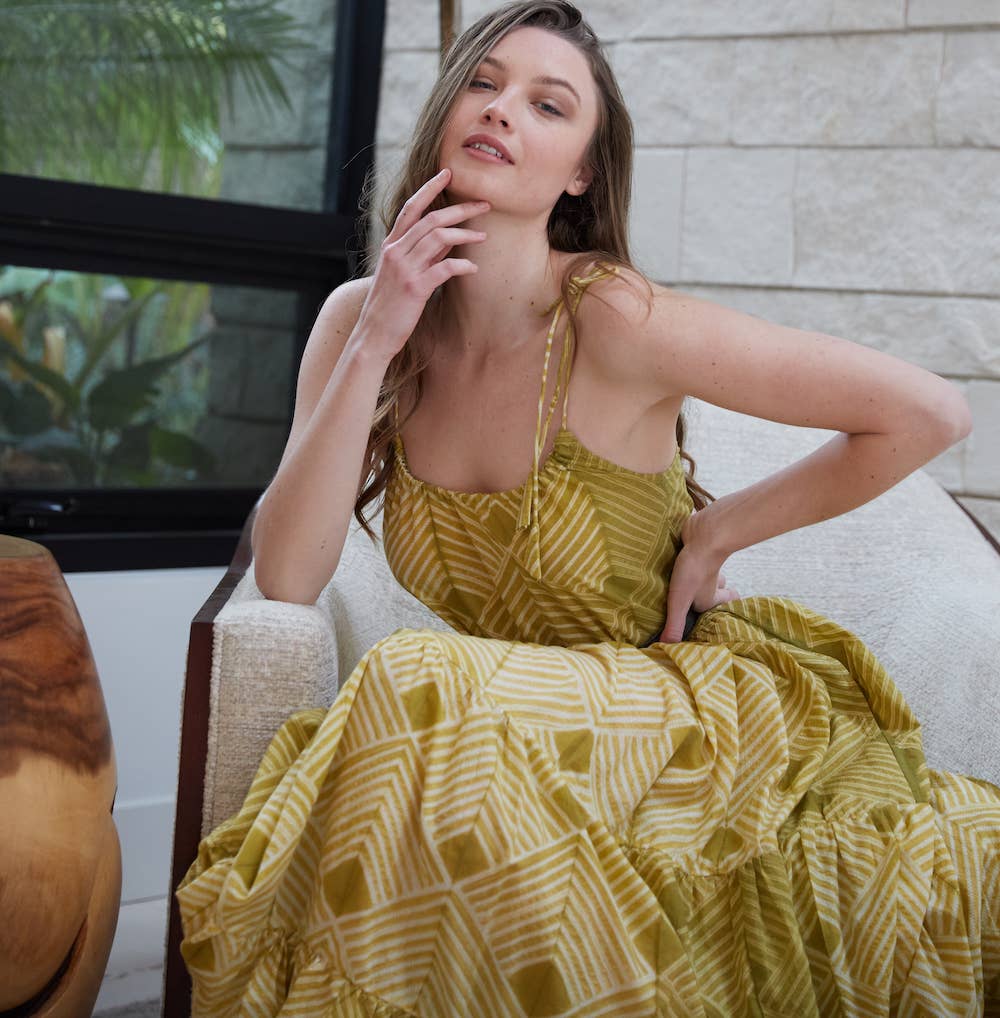 The Shibori Maxi- Hand Dyed