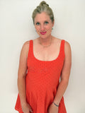 H&M Eyelet Fit and Flare Dress