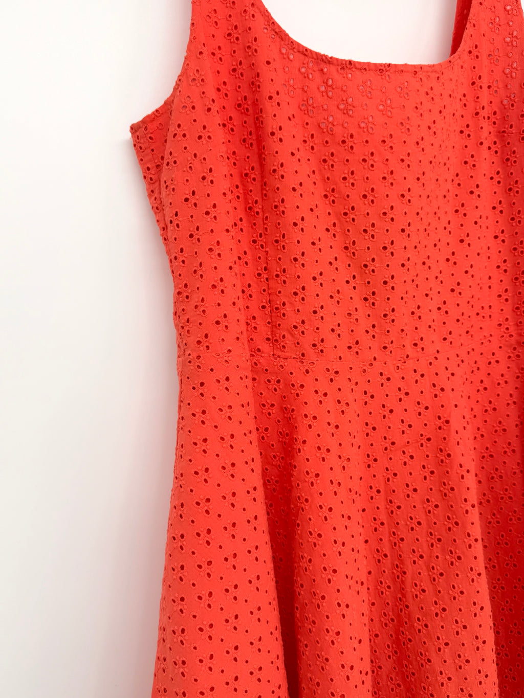 H&M Eyelet Fit and Flare Dress