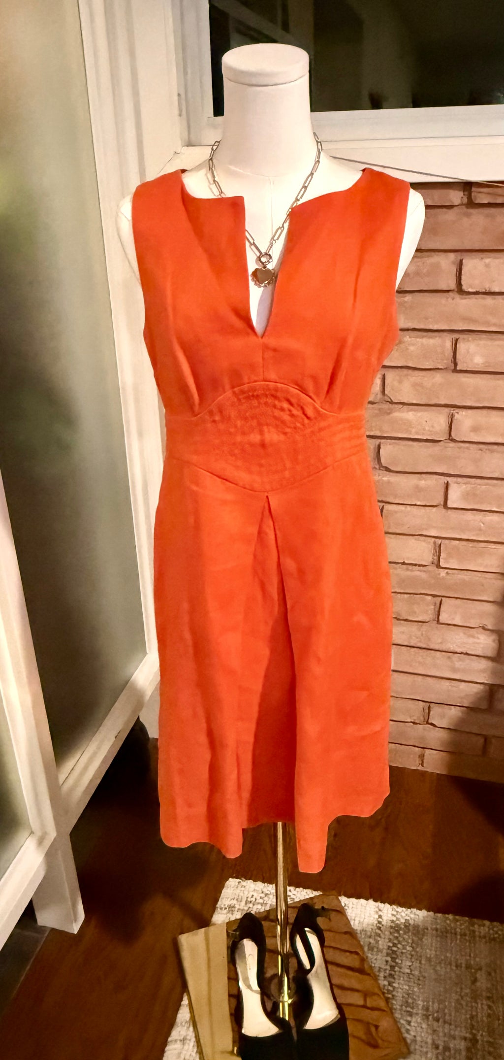 Banana Republic Vintage Sheath Dress- Orange