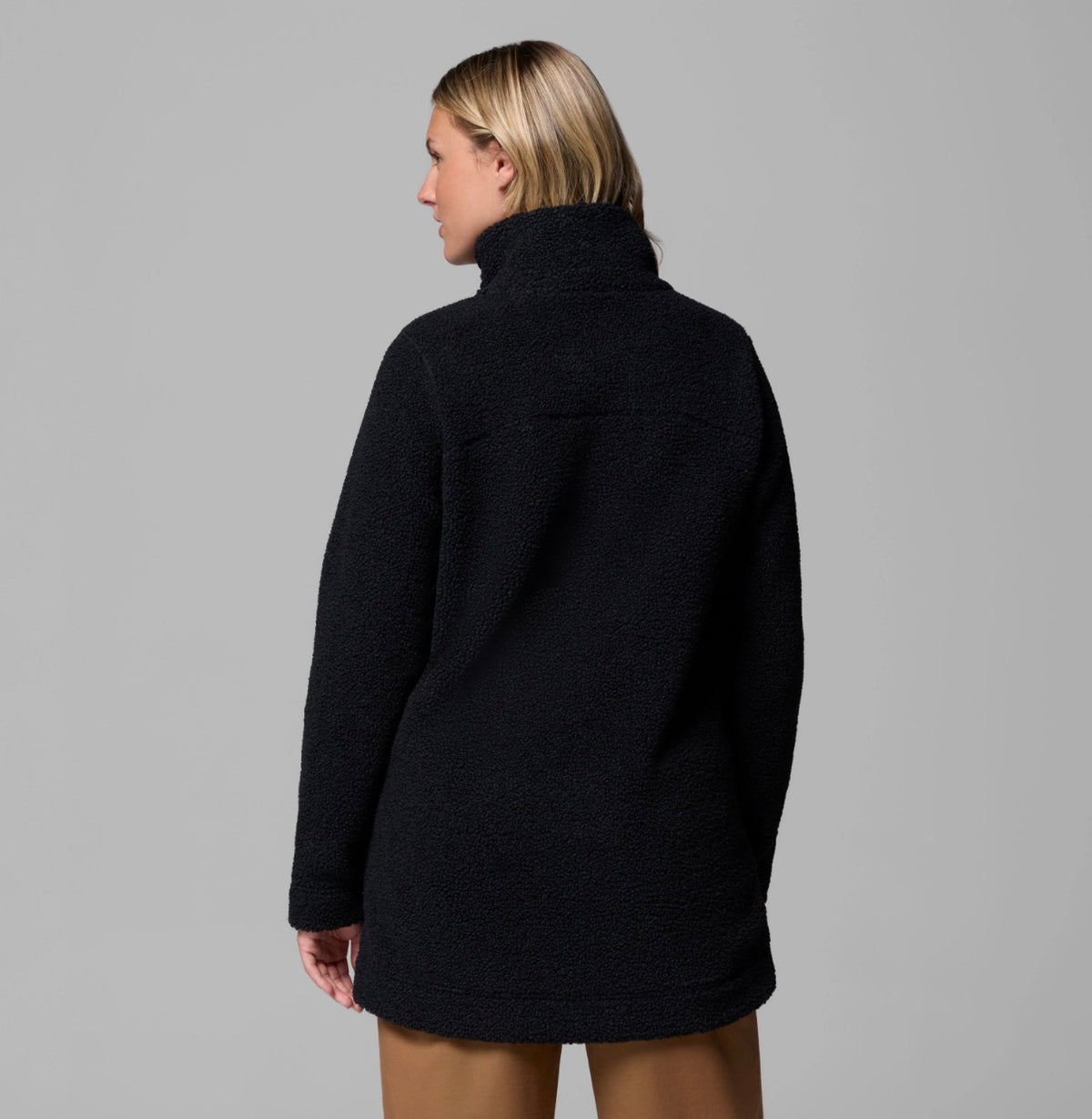 Columbia Black Long Sherpa Fleece