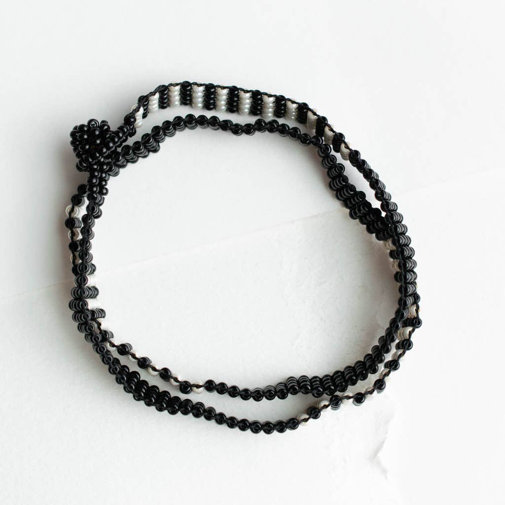 Fair Trade Beaded Wrap Bracelet La Raya with Seed Beads