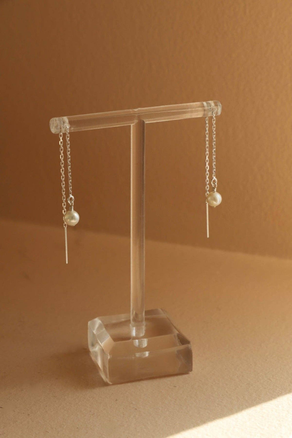 Cordella Pearl Threader Earrings