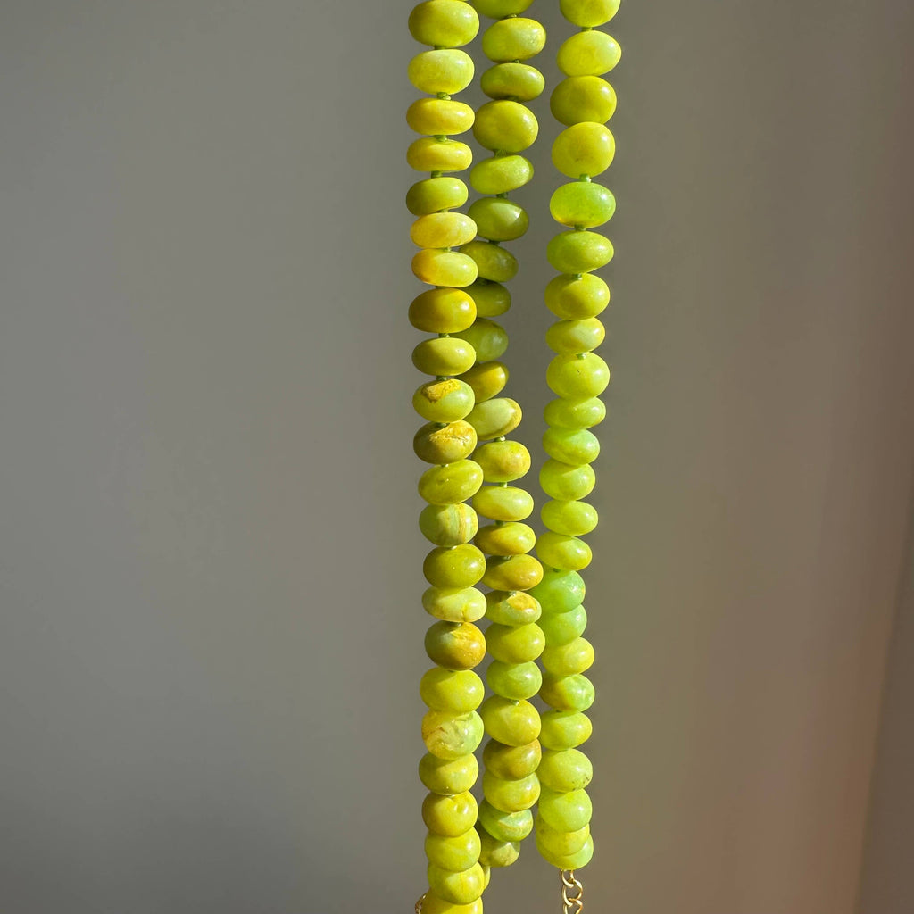 Chartreuse Green Opal Bracelet