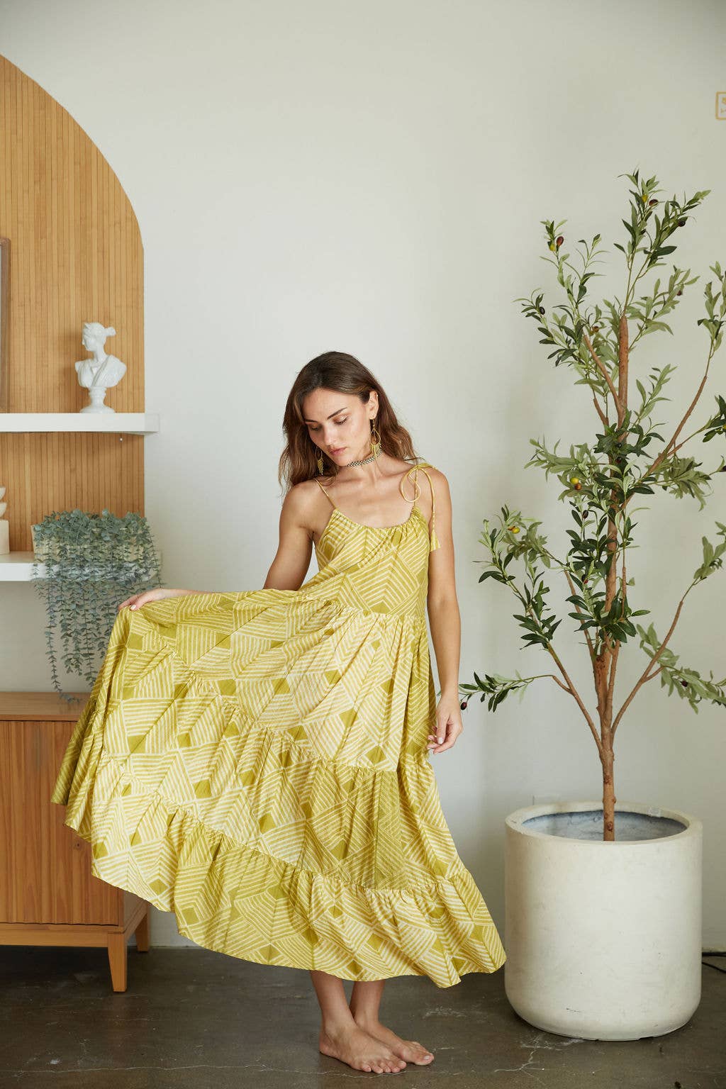 The Shibori Maxi- Hand Dyed