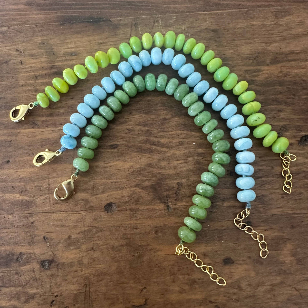 Chartreuse Green Opal Bracelet