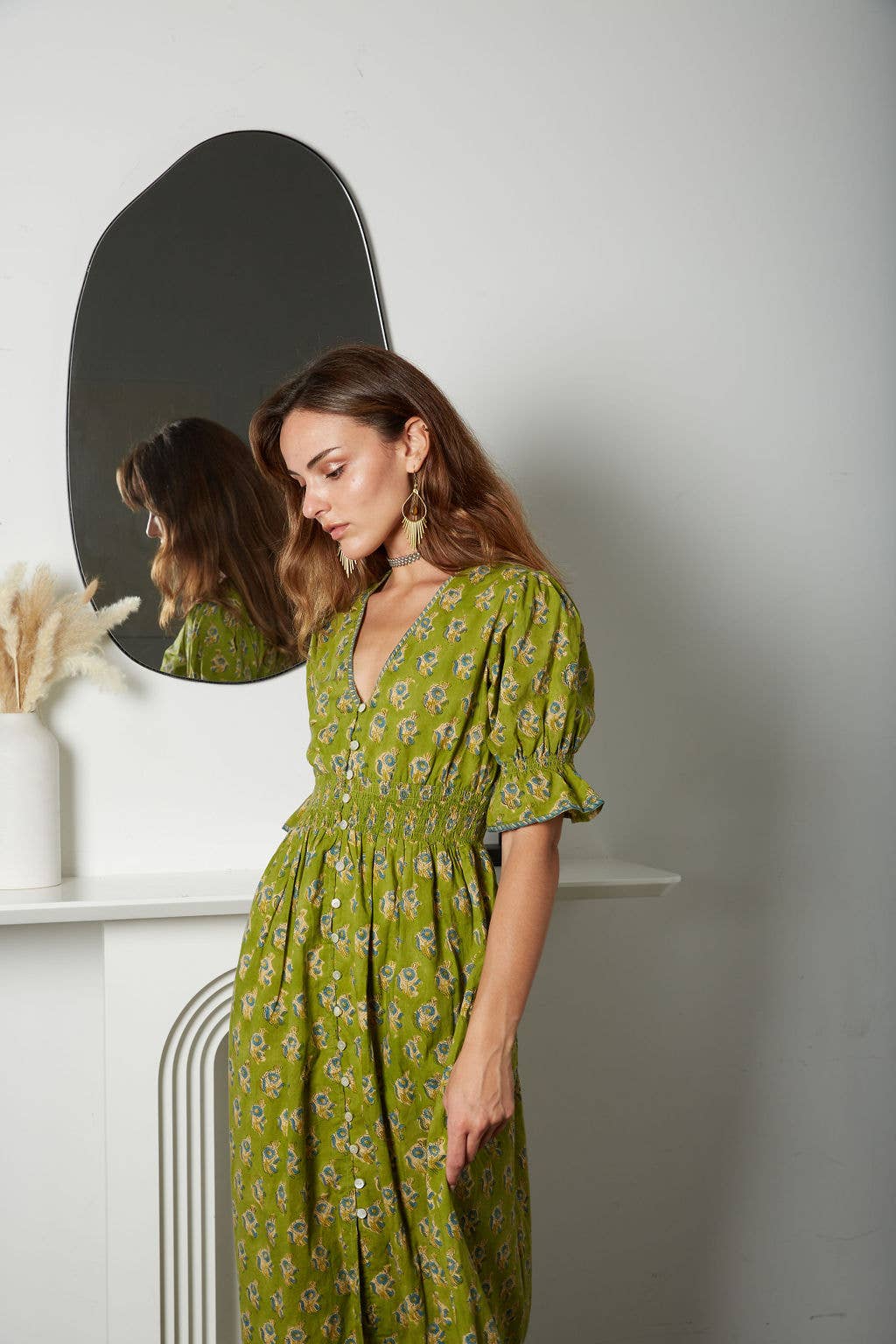 The Tatiana Maxi Dress-  BESTSELLER- Hand Block Printed