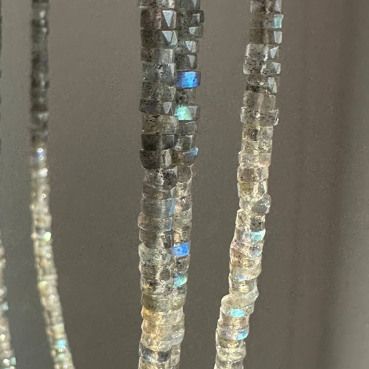 Labradorite Slimmest Necklace | Layering Necklace | Gemstone