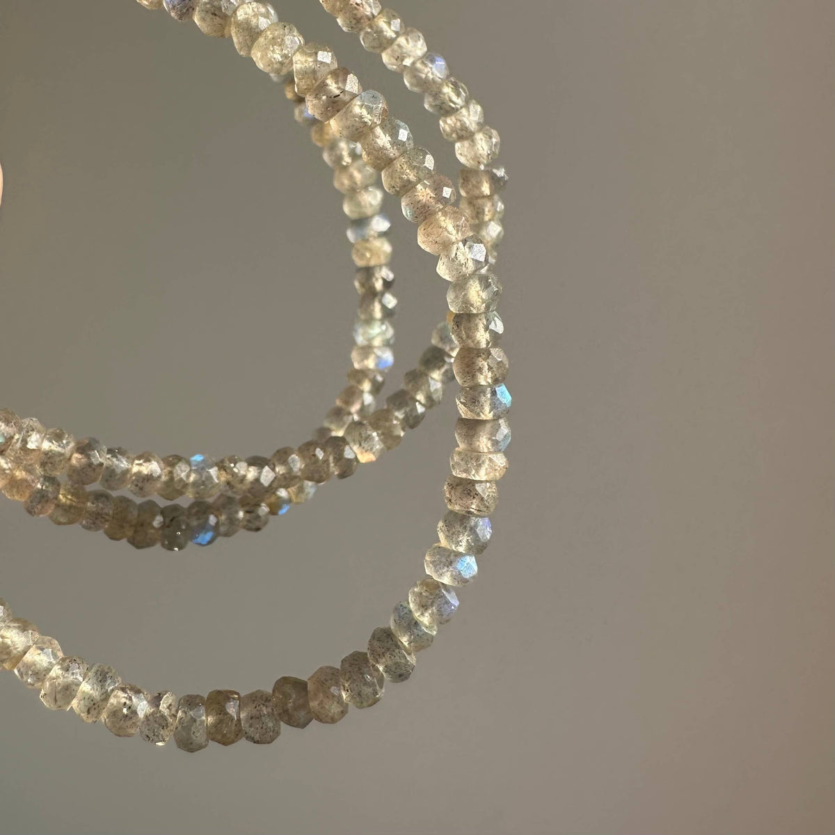 Clear Labradorite Bracelet