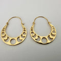 Lunar Phase Earrings | 18K Gold-Plated